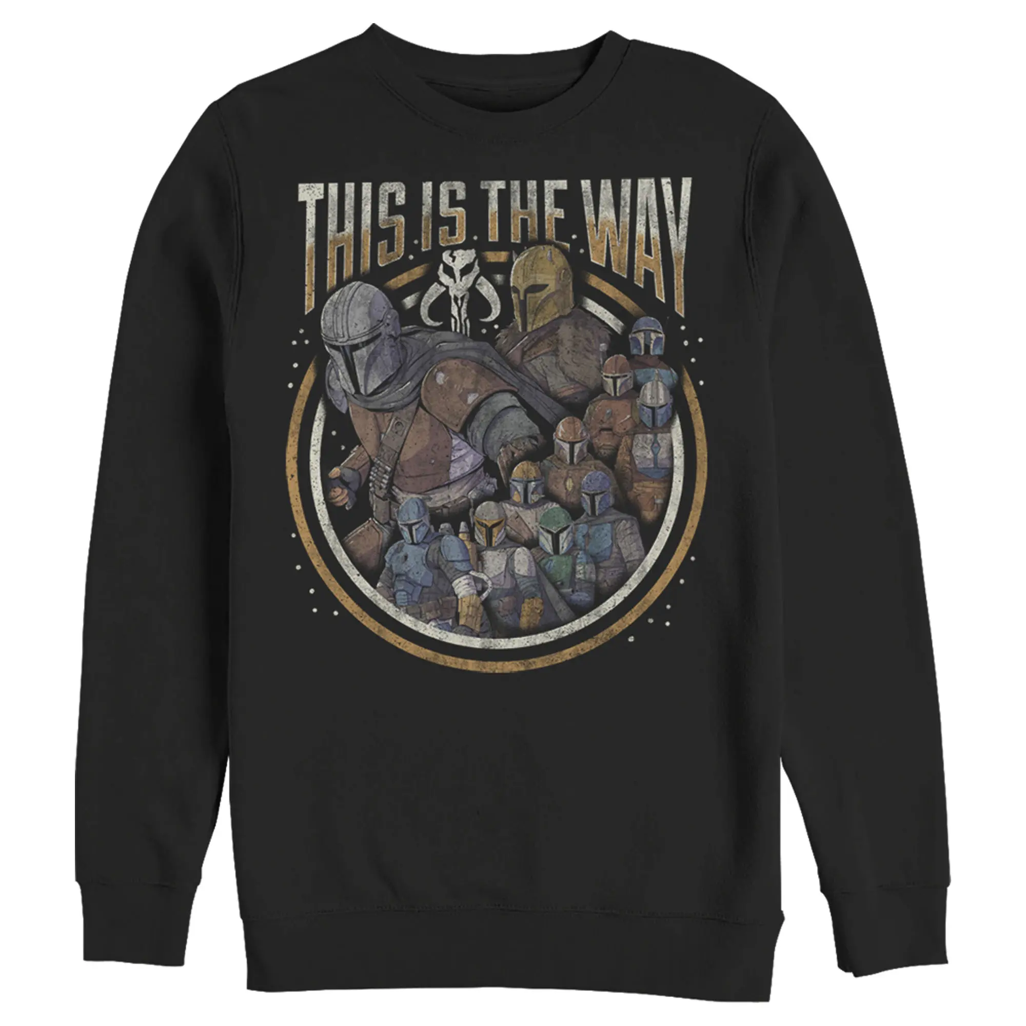 Men's Star Wars The Mandalorian Group Shot This Is The Way Sweatshirt