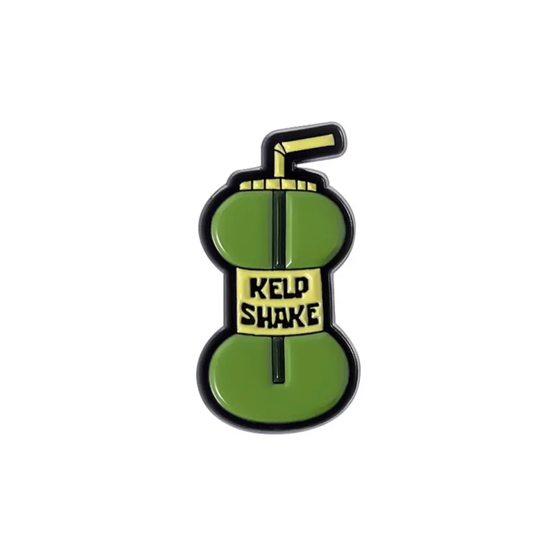 Cartoon Drink Bottle Design Brooch, Cute Fashion Alloy Brooch Pin Badge for Daily Clothing Decor, Trendy All-match & Exquisite Lapel Pin Brooch for Birthday Gift, Fashion Accessory, Emblem Badge Decoration