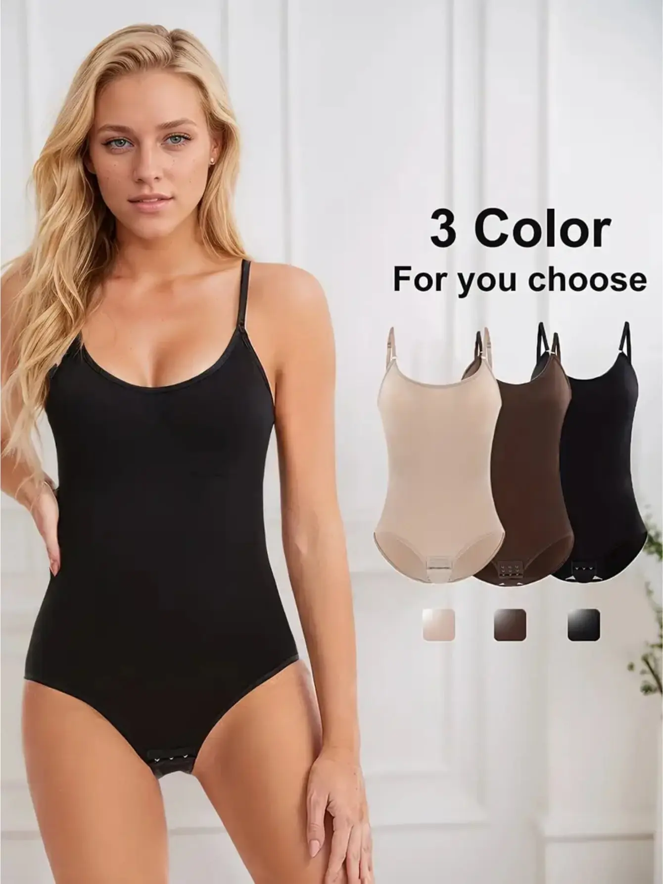 3PCS Seamless Shapewear Set for Women | High Waist Tummy Control Corset | Butt Lifting Hip Slimmer Shorts | Invisible Waist Trainer Girdle | Body Shaper Underwear Set | Snatched Body Contour Workout & Postpartum Recovery | Anti-Rolling Shapewear