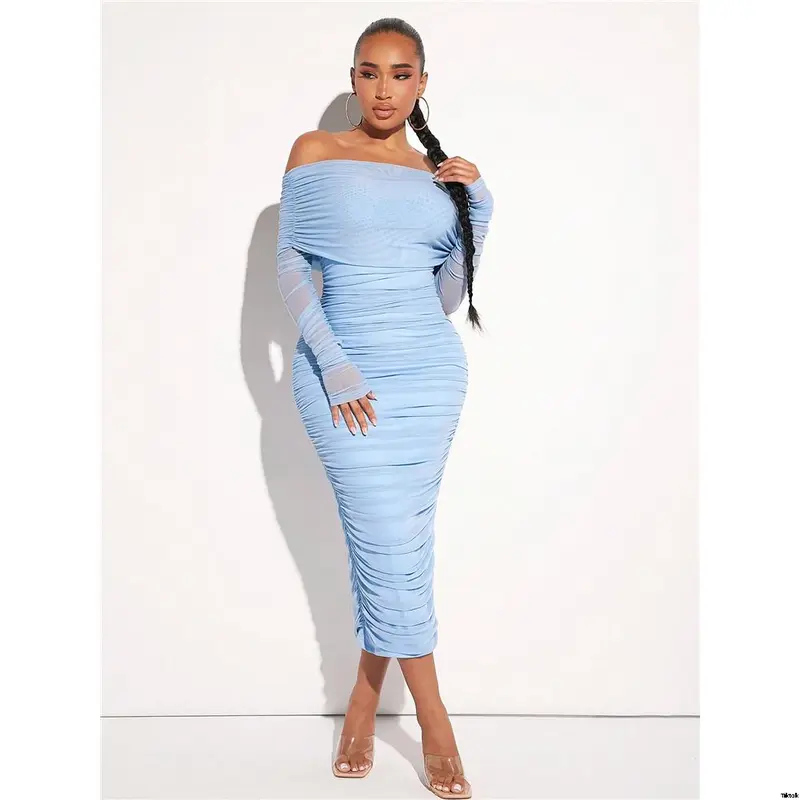 off the shoulder silver sequin dress Grey Pretty Sequin Dress with Off-Shoulder Sleeves – Embellished Gown –  WonderlandByLilian