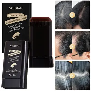 Disposable Hair Dye Comb Pen - Waterproof & Sweatproof for Quick Touch-Ups, Easy Application, Portable, Fast Color Replenishment, Long-Lasting Results