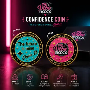 Confidence Collectible Coin | Chapter One – The Beginning Era | “The Future Is Mine” Affirmation Coin