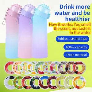 Up Personalized Water Bottle with 5 Scented Pods! Helps kids love drinking water and stay hydrated healthily.