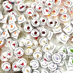 Sample Candy Cubes Snack Pack - Random Flavor Variety of 10 Candy Cube Samples