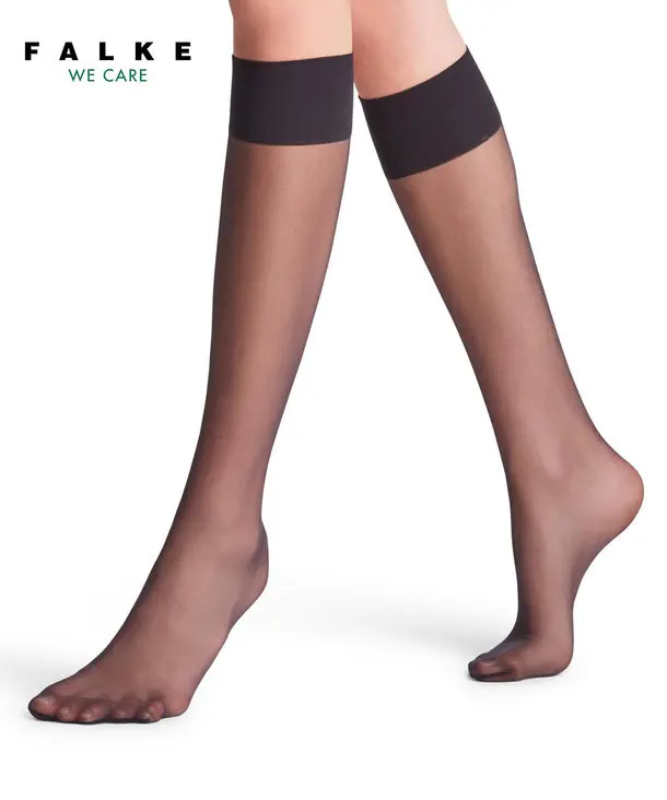 Women's 20 DEN Matte Knee High Socks - Sustainable Recycled Yarn, Pressure-Free Cuff, and Soft Seams, Knee Socks, Sheer, Everyday, Elegance, Fit, Polyamide, Eco-Friendly, Casual, Sensitive Top Cuff, Hand Wash Only, Lightweight, Solid, Line Dry