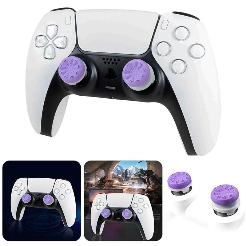 Precision Rings Aim Boost Kit for Players - Silicone Rubber Thumbsticks, 6 Pcs Precision Rings, Gaming Accessories for PlayStation 5 (PS5) & PlayStation 4 (PS4) Controllers, Player Gaming Console Accessory Game Console Accessories
