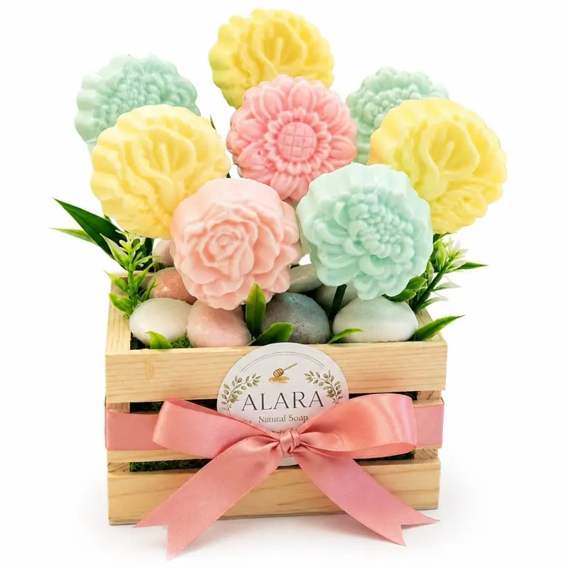Pastel Garden Soap Bouquet