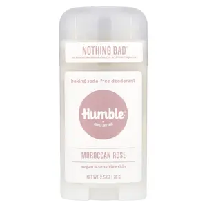 Humble Brands Baking Soda-Free Deodorant, Moroccan Rose , 2.5 oz (70 g)