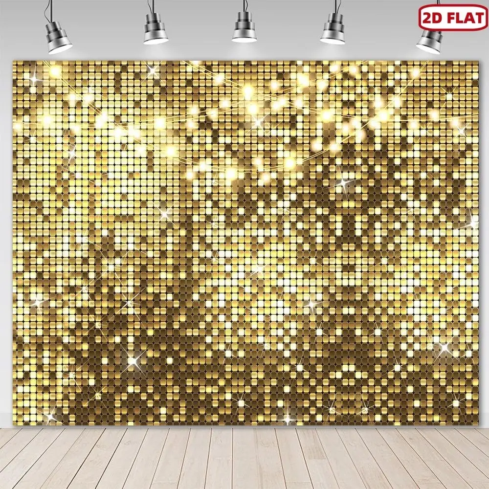 Shimmering Party Background Banner, Decorative Banner, Ideal for Birthday, Anniversary, Home Parties, Photo Booth Decor, Backdrops for Photoshoot, Party Decorations, 2D Flat Banner