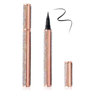 Chulada Blinged Out Pen 2-in-1 Eyeliner Glue - Vegan-Friendly, Cruelty-Free, Long-Lasting Hold for Eyelashes, Ideal for All Skin Types faux eye lash