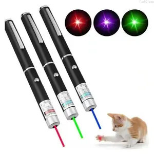 3-Pack Multipurpose Red Dot Laser Pointer Pens, Pocket-Sized with Lanyard, Ideal Presentation Tools for Teachers and Sales, Fun Interactive Cat Toy for Pet Owners