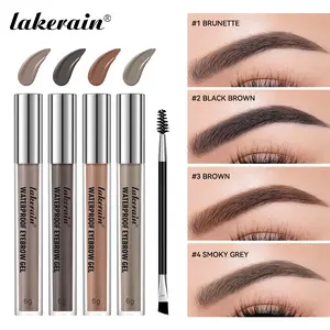Waterproof Eyebrow Gel, 2 Counts Highly Pigmented Eyebrow Mascara with Brush, Smudge-Proof & Sweat-Resistant, Long-Lasting Bold Eyebrow Makeup for Beginners, No Fading All-Day Wear, Eyebrow Tinting Cream, Eyebrow Makeup Products