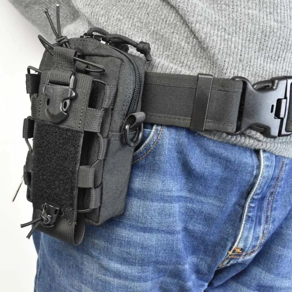 Outdoor Water Bottle Phone Bag, Multi-Functional Tool Bag, Cycling Waist Pack, Outdoor Molle Expandable Bag, Sporty Style, Hiking Accessories, Hiking Gear, Lightweight Carrier, All Seasons