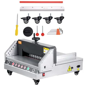 VEVOR Electric Paper Cutter, 13" /330.2mm Cutting Width, 1.57"/40mm Cutting Thickness, Desktop Paper Cutting Machine with Button Control, Electric Paper Trimmer for Office, School, Printing Plant