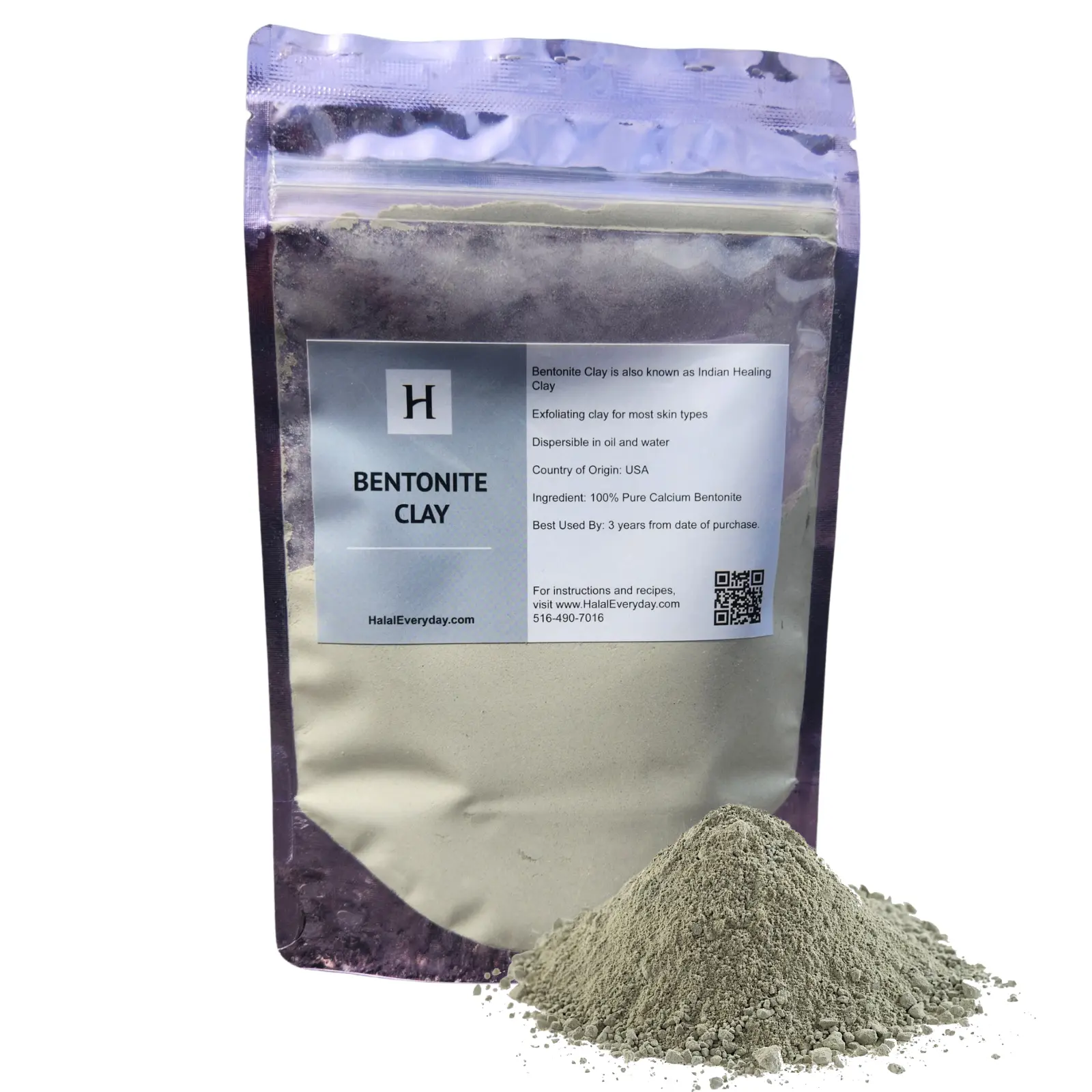 Bentonite Clay | Indian Healing Clay | Skincare | Face Mask | Natural Wellness | No Fillers