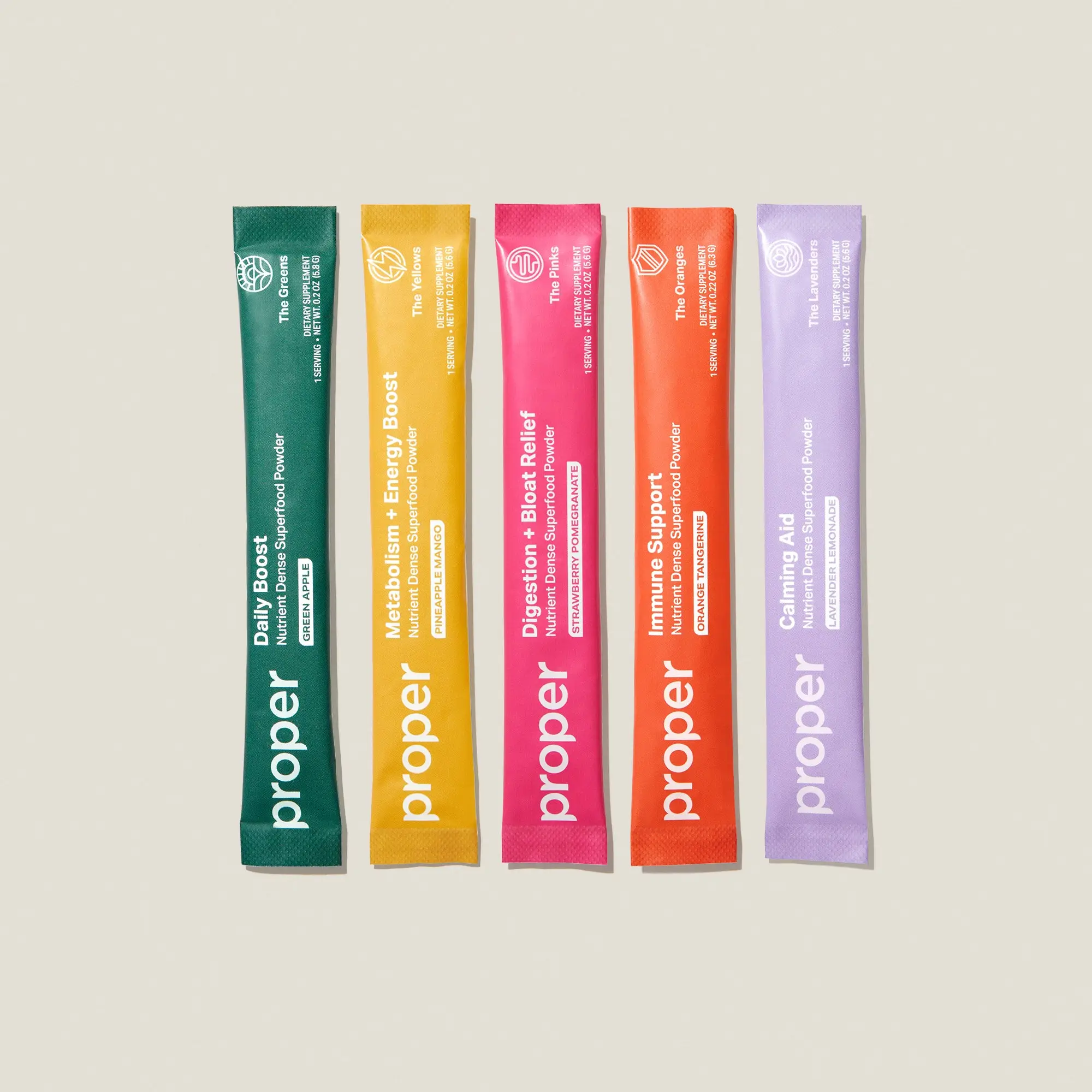 The Essentials Variety Pack - Nutrient Dense Superfood Powder - 5-Count Pack