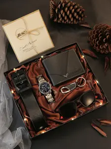 Zhenli Time Key Gift Box Watch Set, Elegant Watch and Accessory Kit, Perfect for Special Occasions and Gifting, Glamour Set, Trendy Watch Set