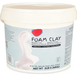 Clay Pro - 3 lbs Bucket, Air Dry, No Cracks, No Stains - Modeling Clay for Adult Arts & Crafts Projects,  Items, Figurines -  3  & up