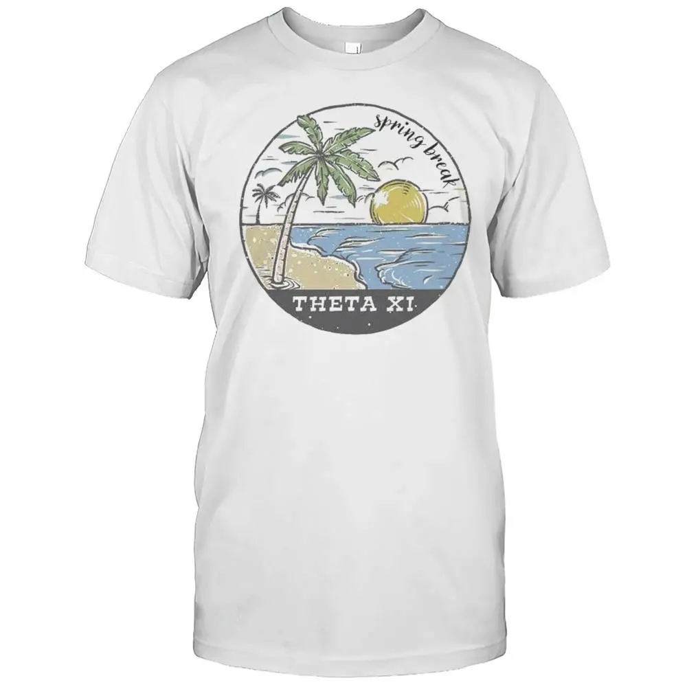 Theta Xi T-Shirt – Spring Break Beach Fraternity Graphic Tee