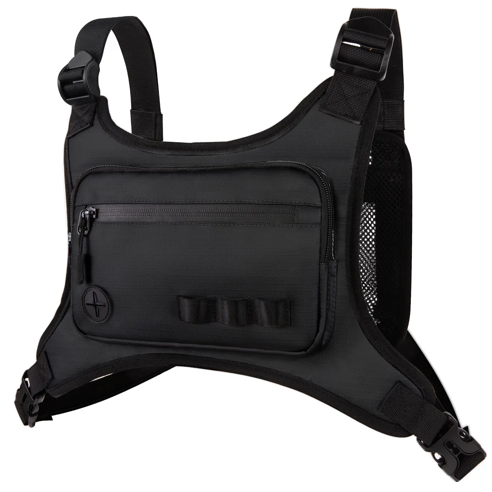 Men’s Lightweight Water-Resistant Running Chest Pack with Phone Pocket - Tactical EDC Utility Vest Bag for Hiking, Cycling, Christmas, Birthday Gifting to Friends, Children