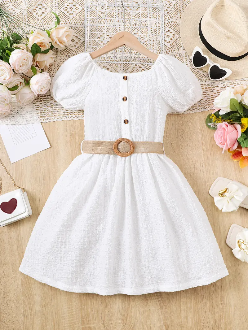 Bronze gold little girls dresses for 9/10 year old - TikTok Shop