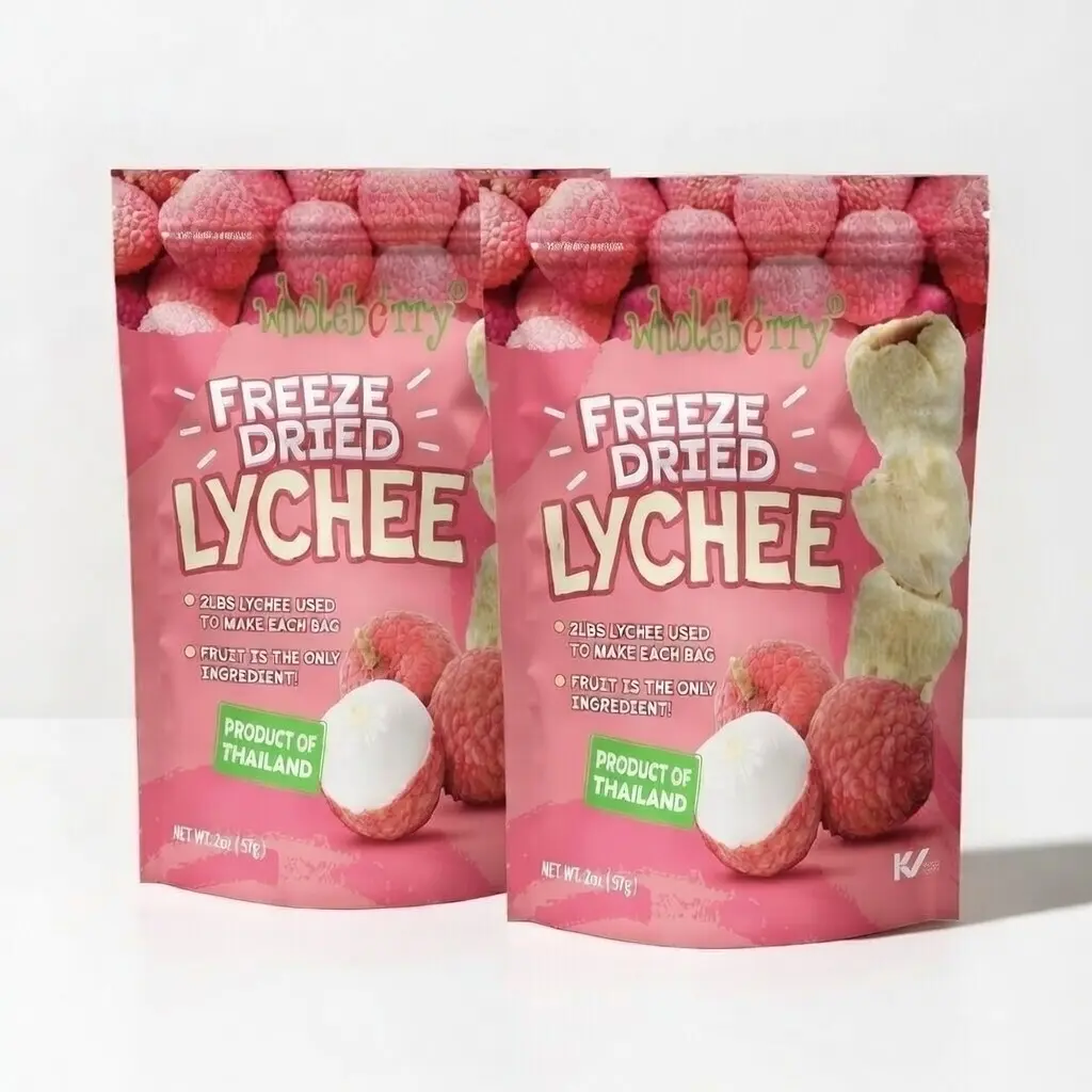 Wholeberry Freeze-Dried Thai Lychee – 2oz Wholeberry Freeze-Dried Thai Lychee – 2oz
