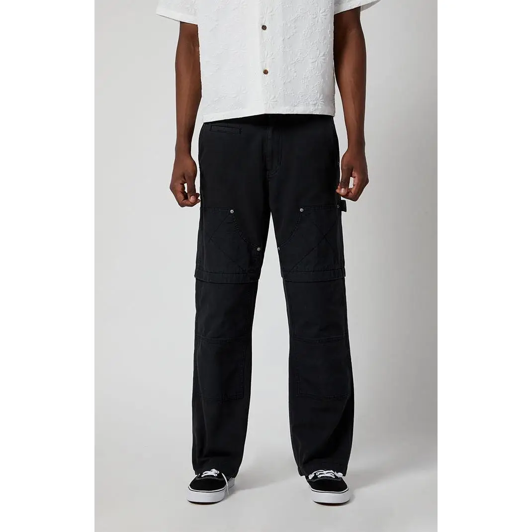 Pacsun Men's Black Baggy Carpenter Cargo Pants