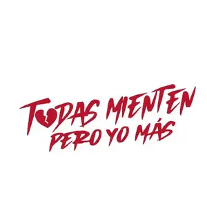 Todas Mienten Pero Mas Broken Heart Vinyl Decal Sticker UV & Waterproof Bumper Window Laptop Automotive Water Bottle Gift accessories – RED 7"