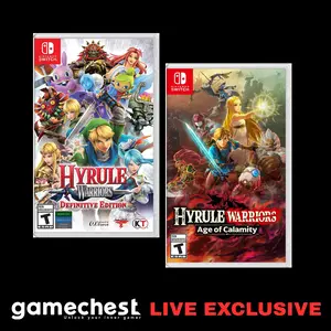 Hyrule Warriors Definitive Edition & Age of Calamity Switch Game Bundle - Nintendo Switch (Region Free)