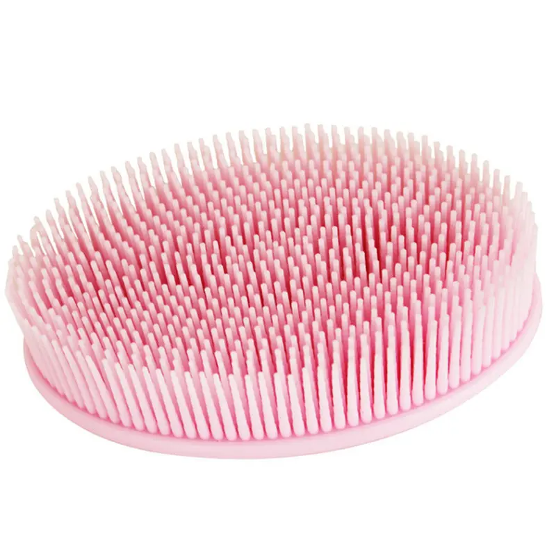 Soft body scrub, Body Scrubber, handheld shower cleaning brush, gentle exfoliating and massage Silicone Bath Brush, fragrance free, battery free, suitable for personal care and home use