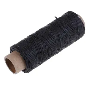 1 Roll 50m/1968inch Sewing Flat Waxed Thread Wax String Hand Stitching Craft 150D