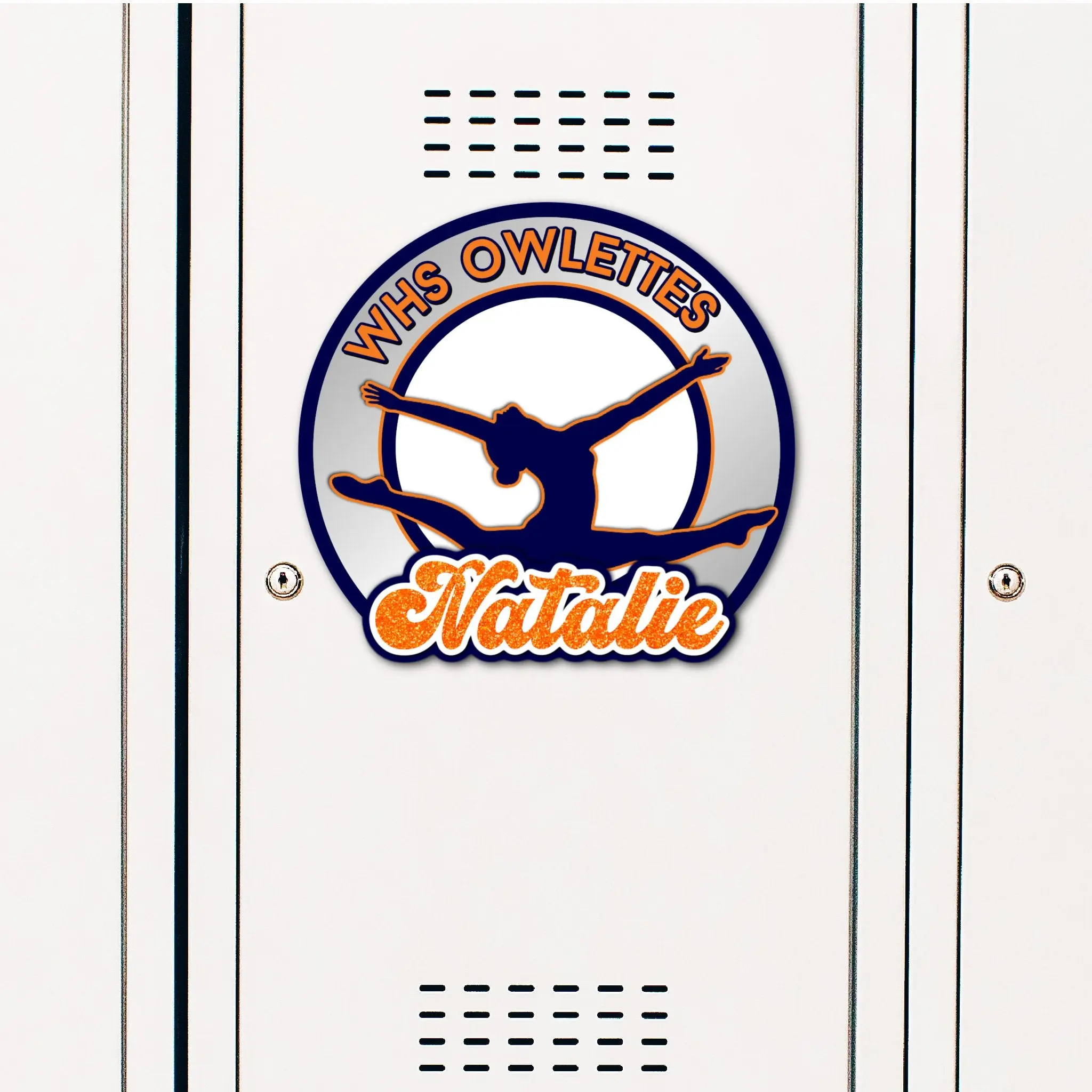 Gymnastics Circle Locker Decoration
