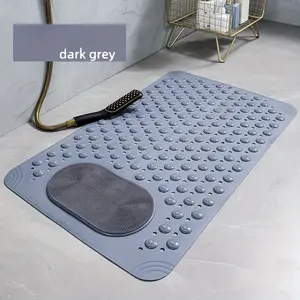 Non-Slip Bathroom Massage Mat for Toilet Shower Household Hotel Use Anti-Drop Safety Mat Home Goods Non Slip Mats Water Absorbent Mat