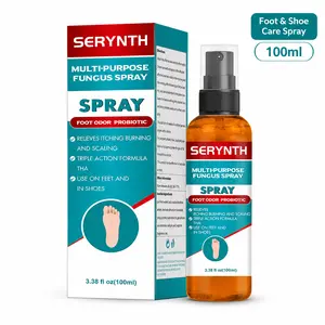 SERYNTH Foot Deodorant Spray effectively controls odor, keeps feet dry, and has antifungal properties