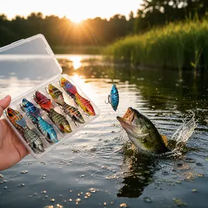 Fishing Lures  10cm/16g Hooks Realistic Fish Design for Anglers christmas surprise gift Fishing Lure Set joy bait Lifelike Tilapia Swimbait