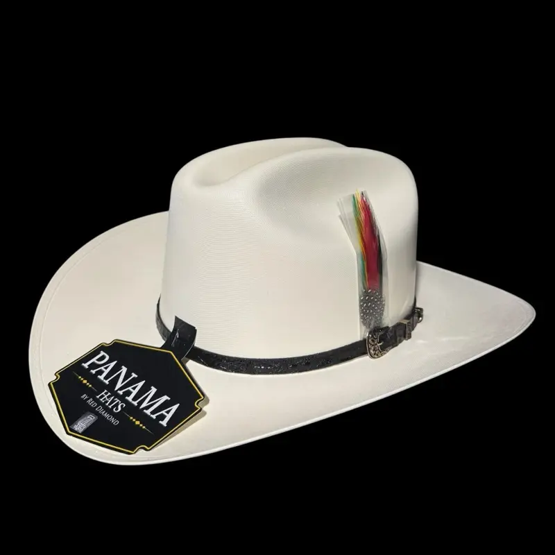Sombrero Panama 1000X Panter Belico Estilo Sinaloa Copa Chica Falda 3.5”