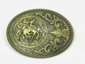 Bronze Praying Cowboy belt buckle 1798 BNZ