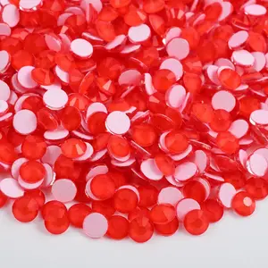 Neon Red Glass Rhinestones Neon Red Glass Rhinestones
