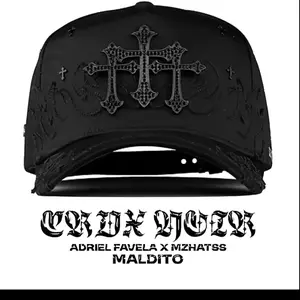 Cap “3Cruces””CRUX NOIR”AdrielFavela with special box, MZHats