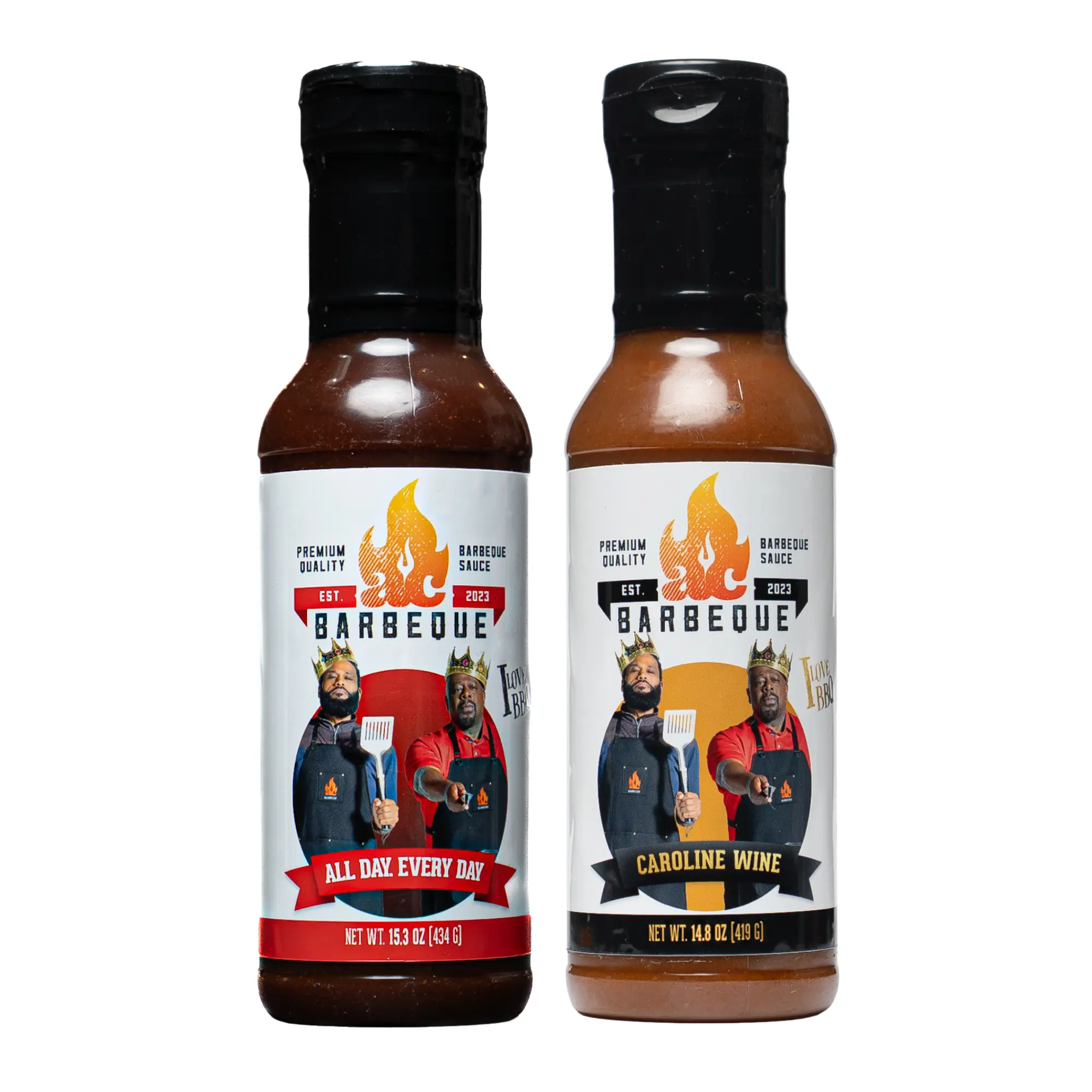AC BBQ Sauce Duo - 2 Pack (All Day, Every Day and Caroline Wine)