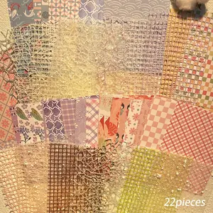 Mixed Pattern Decorative Paper, 22pcs/set DIY Decorative Paper, Perfect for DIY Crafts, Scrapbooking Journals, Gift Wrapping, Summer Fathers Day Gift