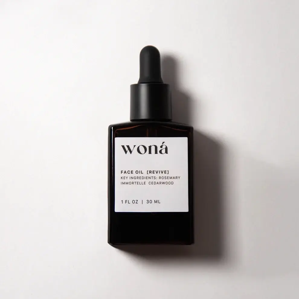 Broad-spectrum antibacterial and anti-inflammatory face oil [revive]