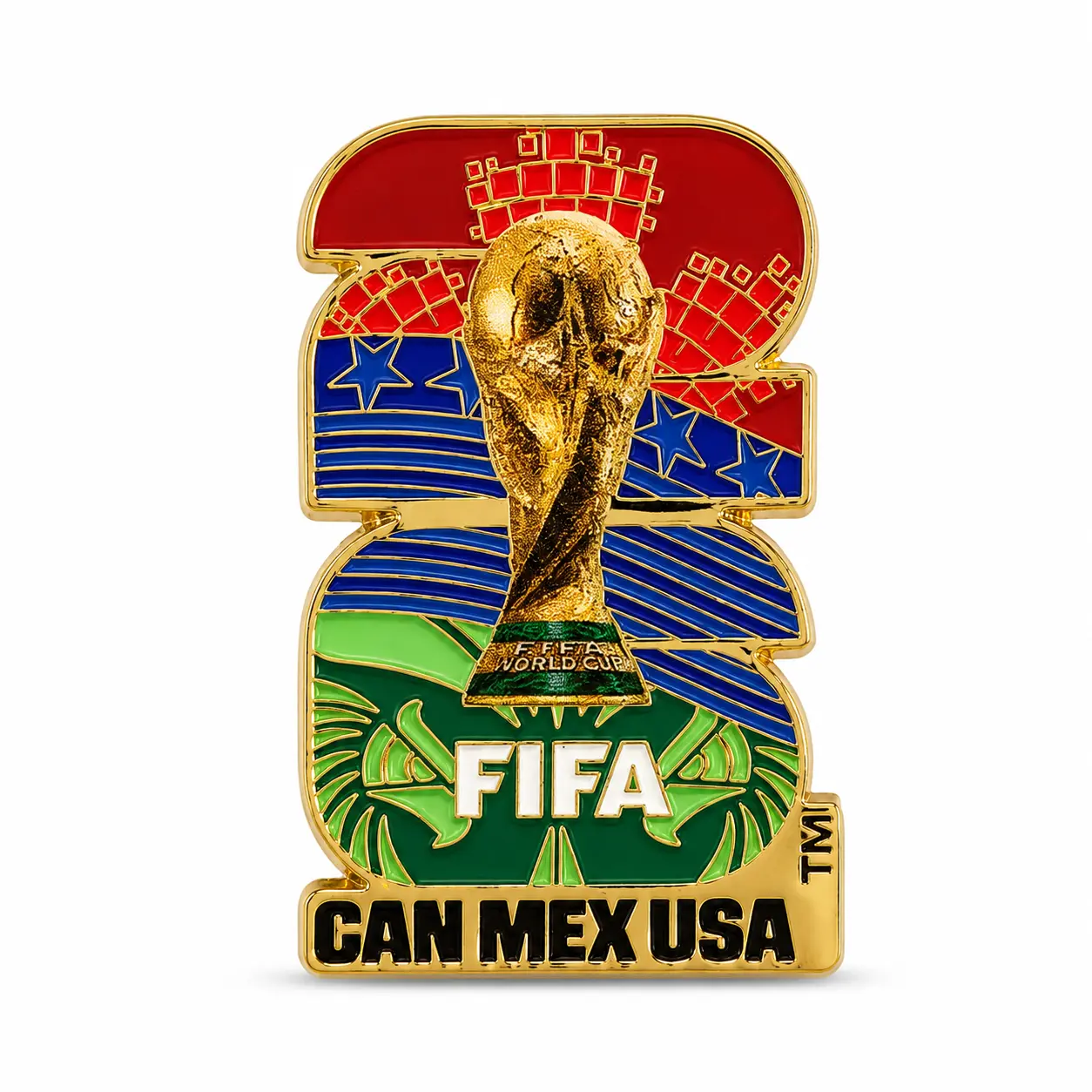 Host country emblem badge
