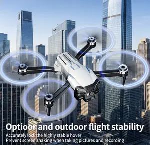 Aerial Drone C18s Pro 2026 - GPS Positioning, 4K UHD EISCamera, 5G WiFi FPV, Brushless Motors, Optical Flow Hover,Intelligent Obstacle Avoidance, Auto Return, 360° Stunt Roll,Two Batteries