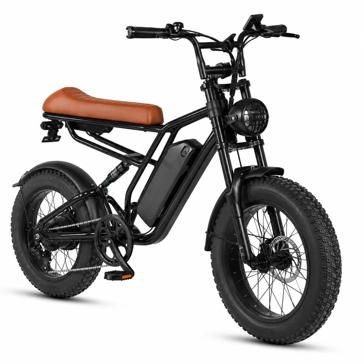 M1 Vintage Unisex Steel Frame Electric Bicycle - 750W Motor, IPX4 Protection, Sleek Design, Retro Cool Commuter Bicycle for Outdoor Sports & Leisure