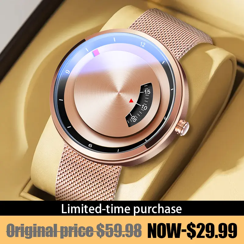 Business fashion round dial quartz watch, waterproof, luminous, with date display — perfect for parties, daily wear, and versatile trendy styling. celeb  watches fashionable wristwatch