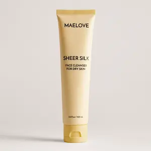 Sheer Silk Ceramide Cleanser, gently and deeply nourishing face wash, unique lipid complex containing three ceramides