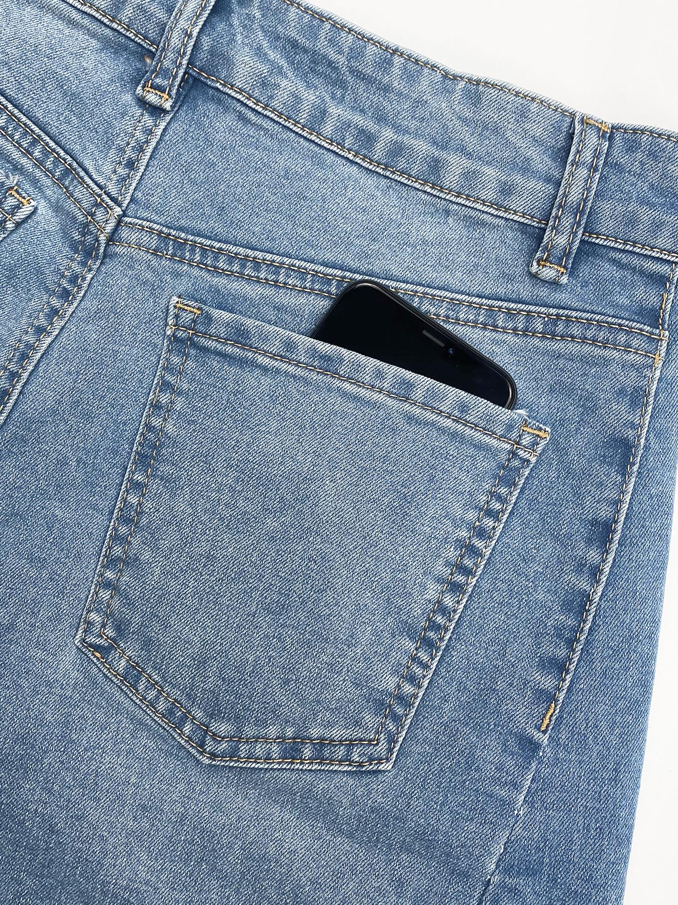 Aswulk Women's Jorts Baggy High Waisted Jean Shorts Ripped Denim Bermuda Shorts Y2K Shorts