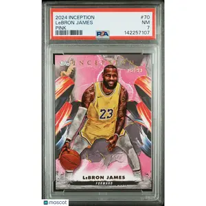 2024 Topps Inception LeBron James #70 Pink 66/99 PSA 7