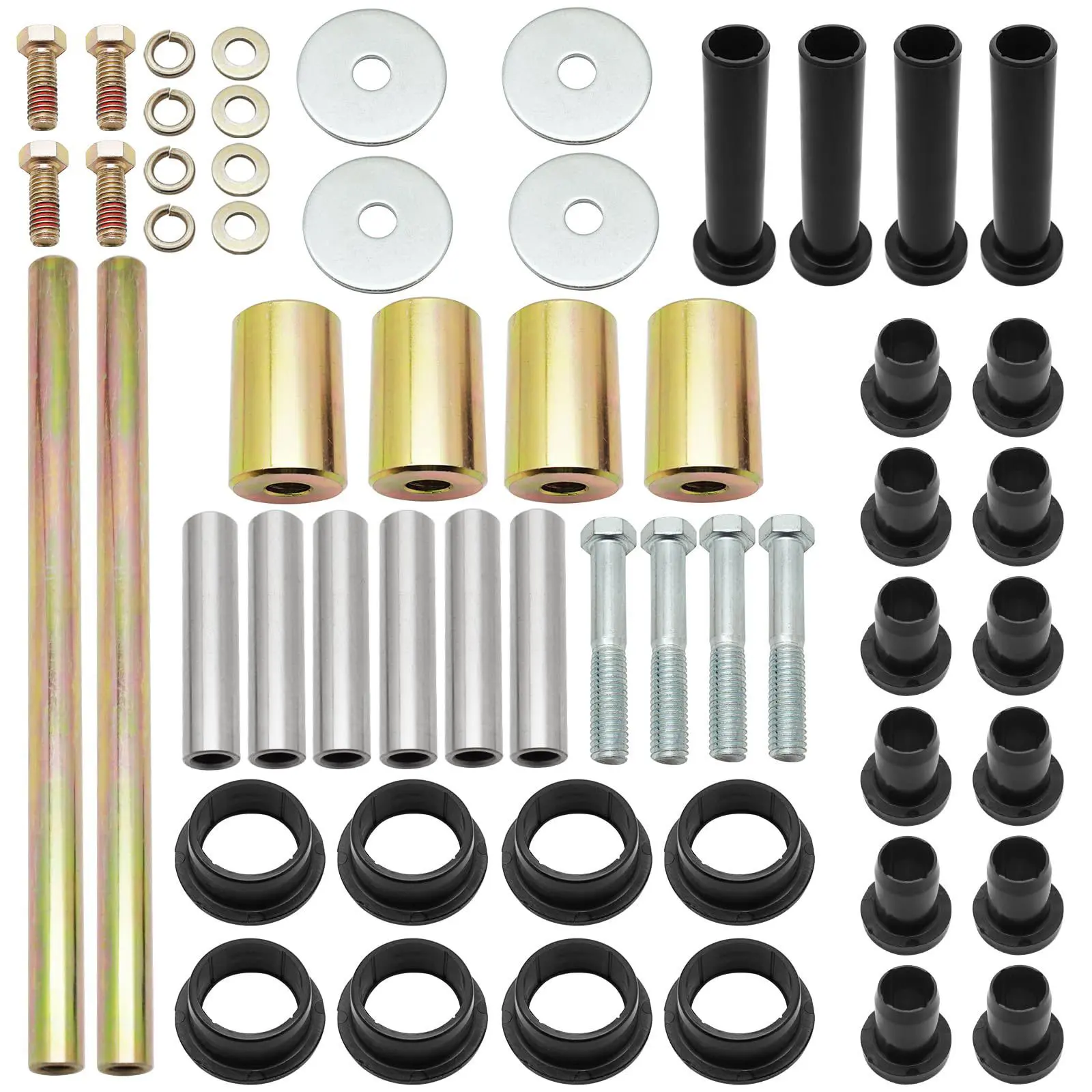 OE:5020826 Rear Suspension Bushing Set Wear Resist Rear Left & Right Shafts Kit Multi-Purpose Rear Suspension Bump Stops Kit for Polaris Sportsman 400 450 600 700